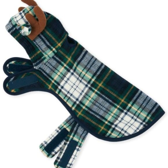 NEW Green Plaid Moose PJs Pyjama Pajama for Dogs | Size M - Picture 4 of 5